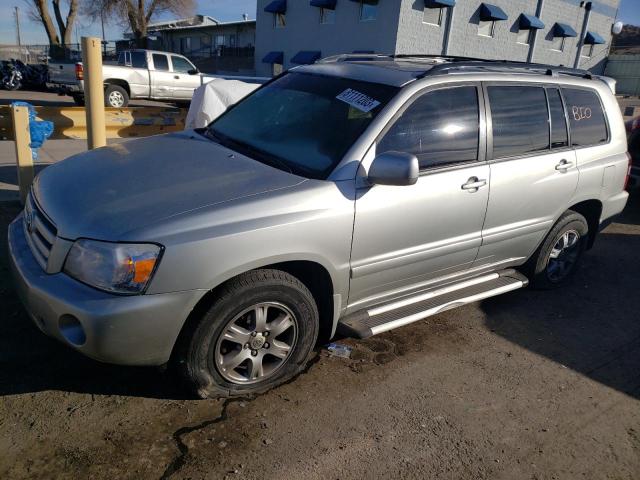 JTEDP21A670147302 - 2007 TOYOTA HIGHLANDER SPORT SILVER photo 1