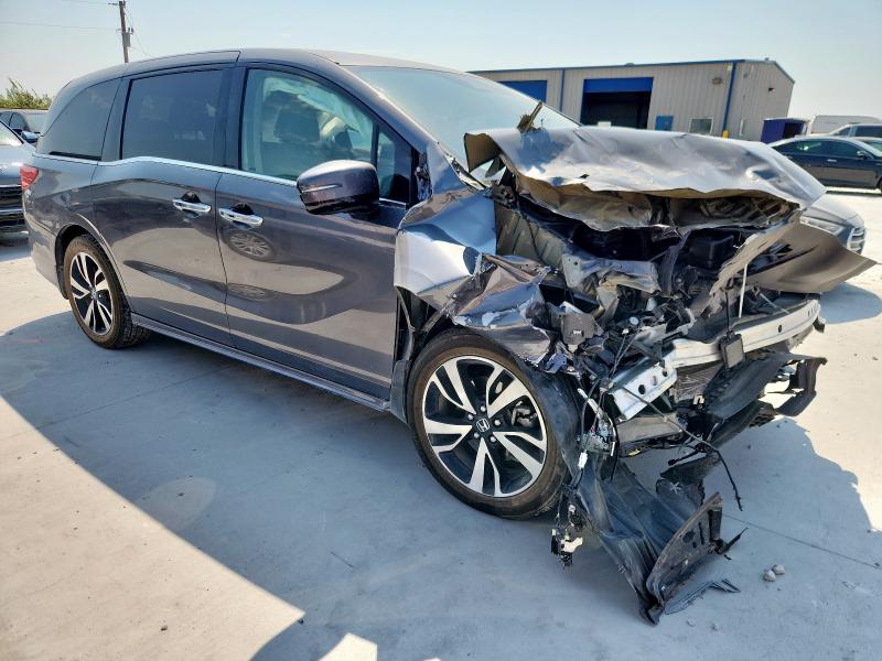 5FNRL6H97LB002743 - 2020 HONDA ODYSSEY ELITE GRAY photo 4