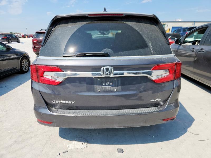 5FNRL6H97LB002743 - 2020 HONDA ODYSSEY ELITE GRAY photo 6