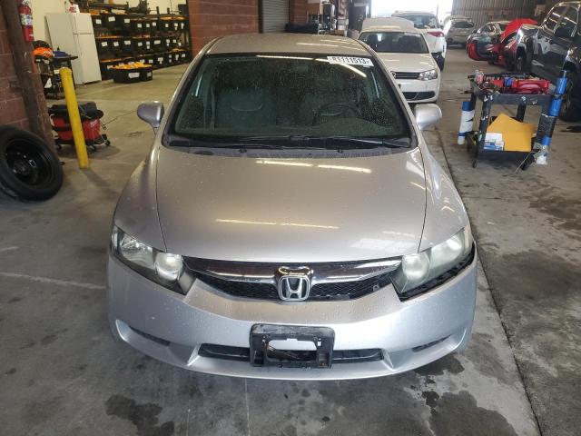 19XFA4F53AE000763 - 2010 HONDA CIVIC GX GRAY photo 5