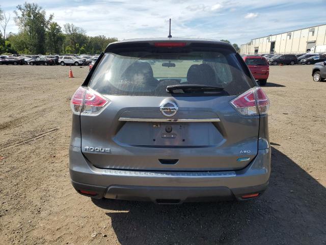 5N1AT2MV8EC855009 - 2014 NISSAN ROGUE S GRAY photo 6