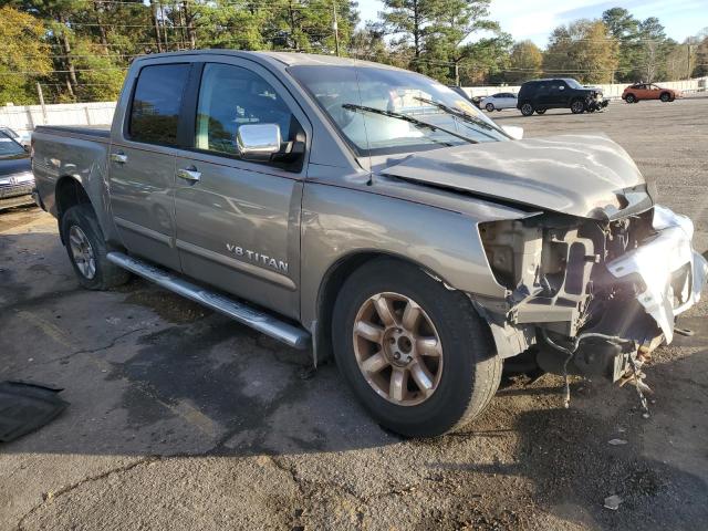 1N6BA07A16N549185 - 2006 NISSAN TITAN XE GRAY photo 4