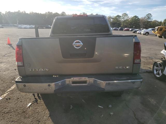 1N6BA07A16N549185 - 2006 NISSAN TITAN XE GRAY photo 6