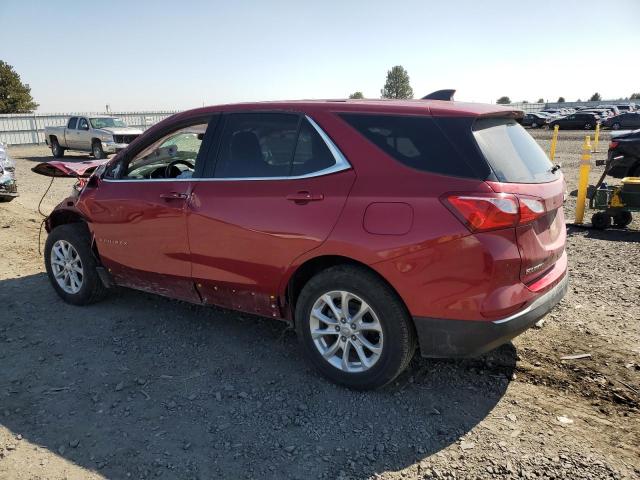 3GNAXSEV6JL102107 - 2018 CHEVROLET EQUINOX LT RED photo 2