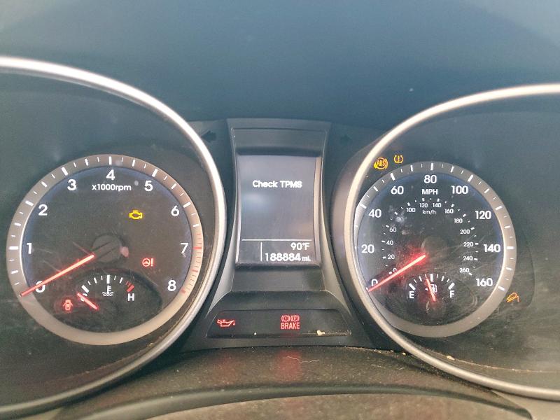 5XYZU3LB4FG248989 - 2015 HYUNDAI SANTA FE S BLACK photo 9