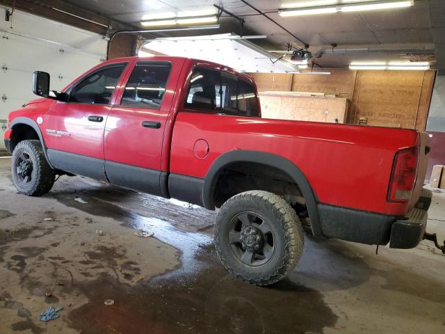 3D7KS28C15G760816 - 2005 DODGE RAM 2500 ST RED photo 2