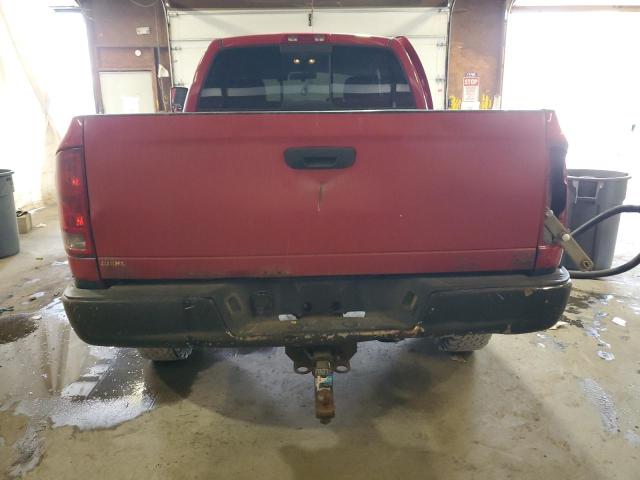 3D7KS28C15G760816 - 2005 DODGE RAM 2500 ST RED photo 6