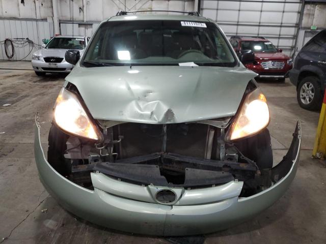 5TDZA23C96S536733 - 2006 TOYOTA SIENNA CE GREEN photo 5