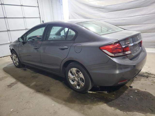 2HGFB2F54DH515508 - 2013 HONDA CIVIC LX Szary zdjęcie 2