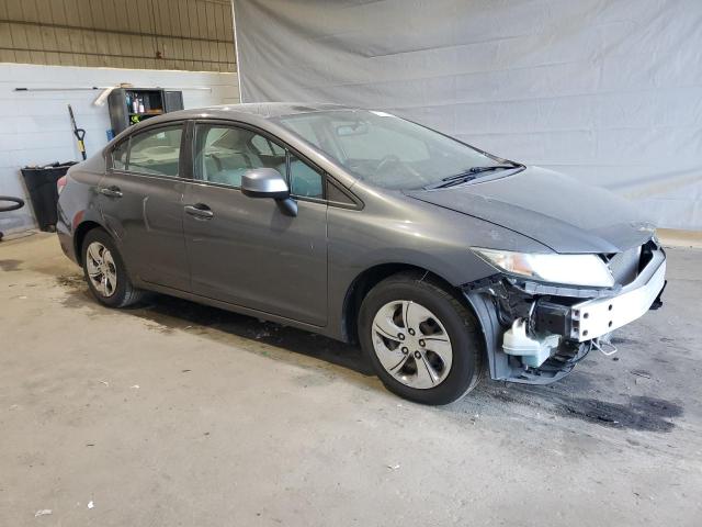 2HGFB2F54DH515508 - 2013 HONDA CIVIC LX Szary zdjęcie 4