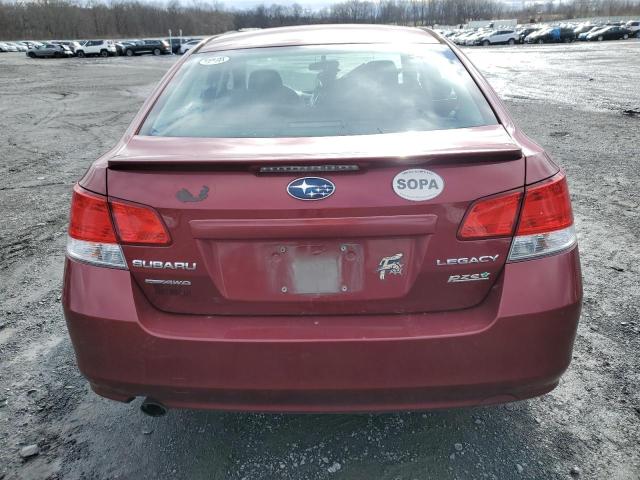 4S3BMBA68D3013224 - 2013 SUBARU LEGACY 2.5I BURGUNDY photo 6