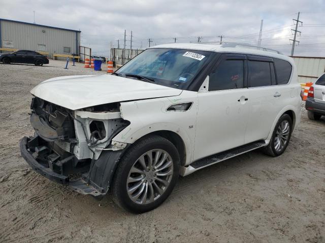 JN8AZ2NE0G9125102 - 2016 INFINITI QX80 WHITE photo 1