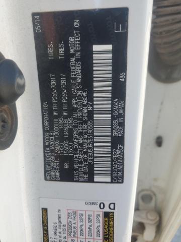 JTEBU5JR7E5190585 - 2014 TOYOTA 4RUNNER SR5 WHITE photo 13