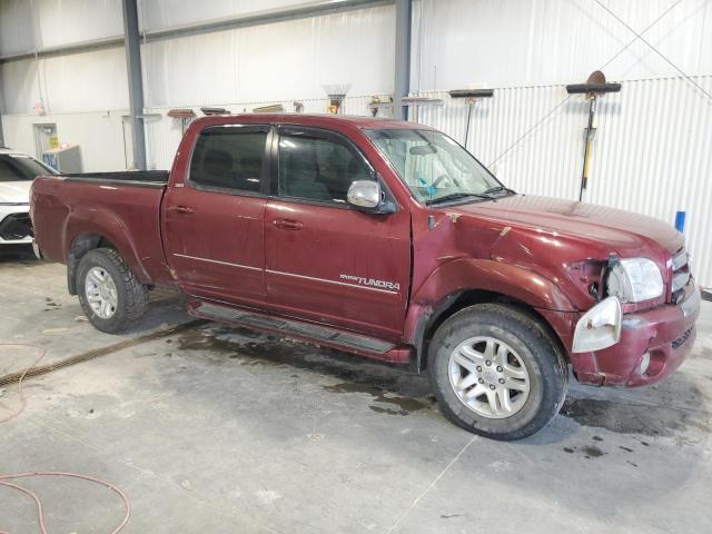 5TBDT44186S509013 - 2006 TOYOTA TUNDRA DOUBLE CAB SR5 RED photo 4