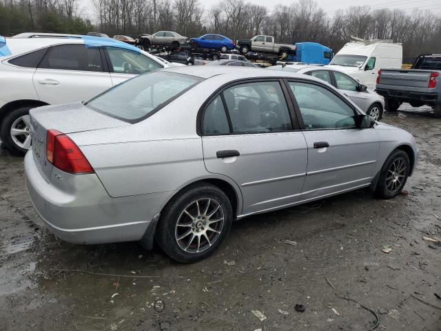 2HGES16571H518016 - 2001 HONDA CIVIC LX SILVER photo 3