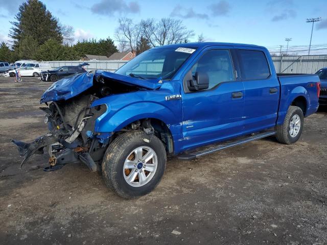 1FTEW1EP6FFB09598 - 2015 FORD F150 SUPERCREW BLUE photo 1