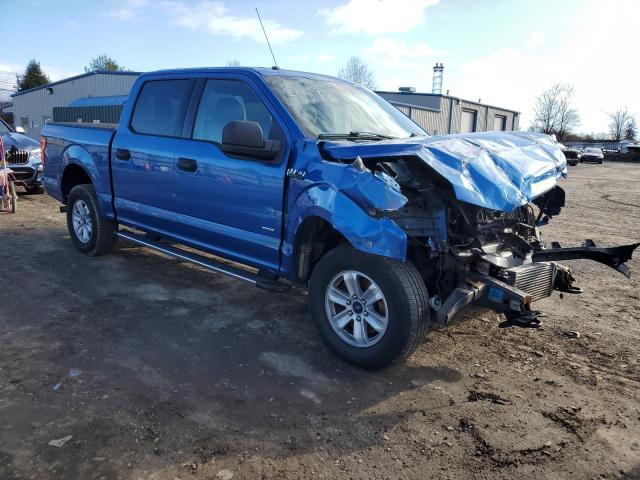 1FTEW1EP6FFB09598 - 2015 FORD F150 SUPERCREW BLUE photo 4