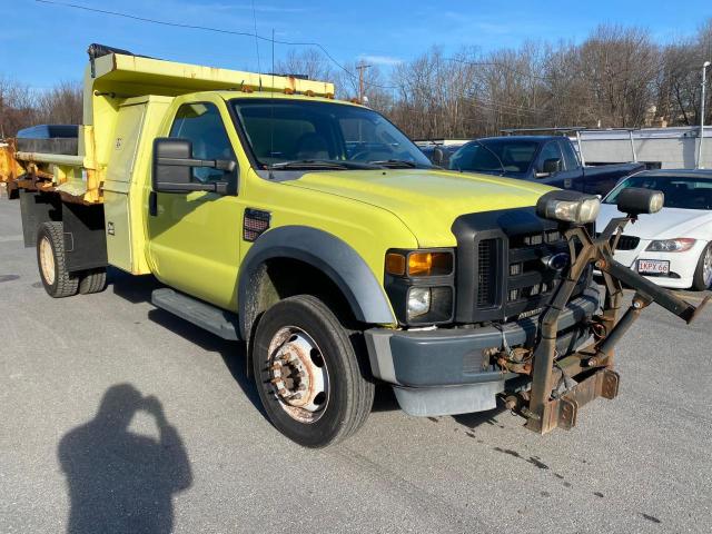 1FDAF47R59EB21956 - 2009 FORD F450 SUPER DUTY YELLOW photo 4