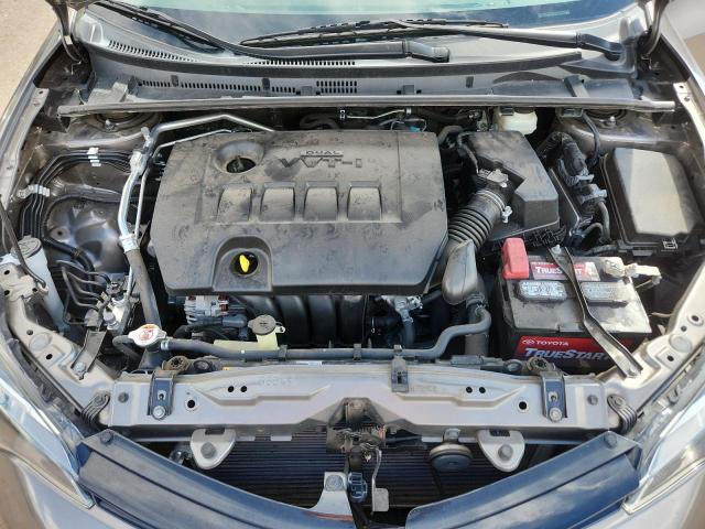 2T1BURHE9JC055166 - 2018 TOYOTA COROLLA L BROWN photo 11