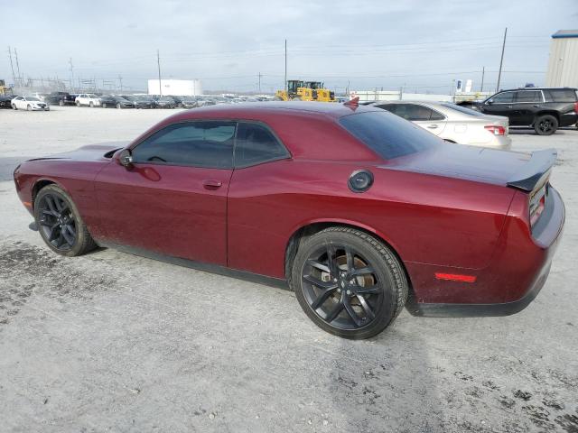 2C3CDZBT8NH182180 - 2022 DODGE CHALLENGER R/T MAROON photo 2