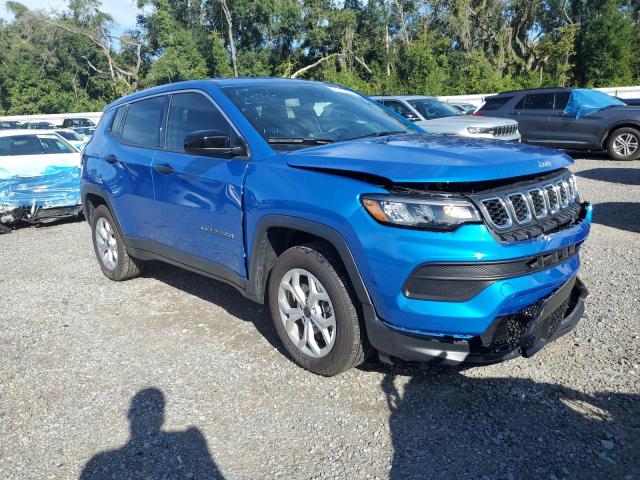 3C4NJDAN1ST540693 - 2025 JEEP COMPASS SPORT أزرق صورة 4