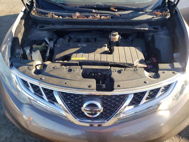 JN8AZ1MW4BW168100 - 2011 NISSAN MURANO S BROWN photo 12