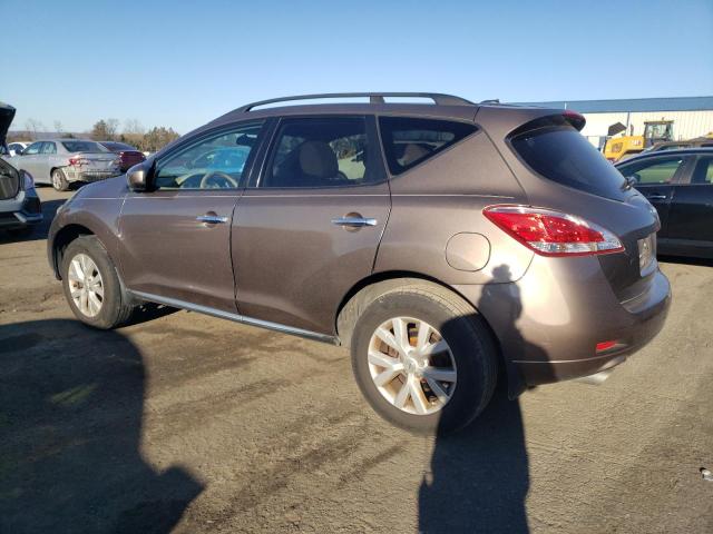 JN8AZ1MW4BW168100 - 2011 NISSAN MURANO S BROWN photo 2