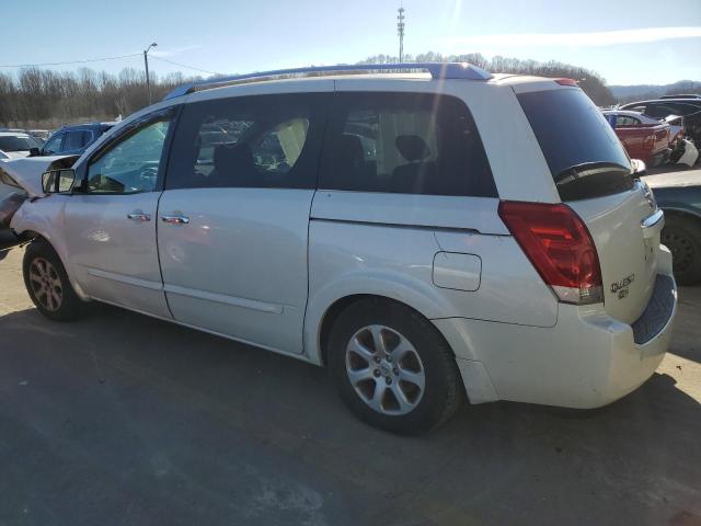 5N1BV28U99N107315 - 2009 NISSAN QUEST S WHITE photo 2