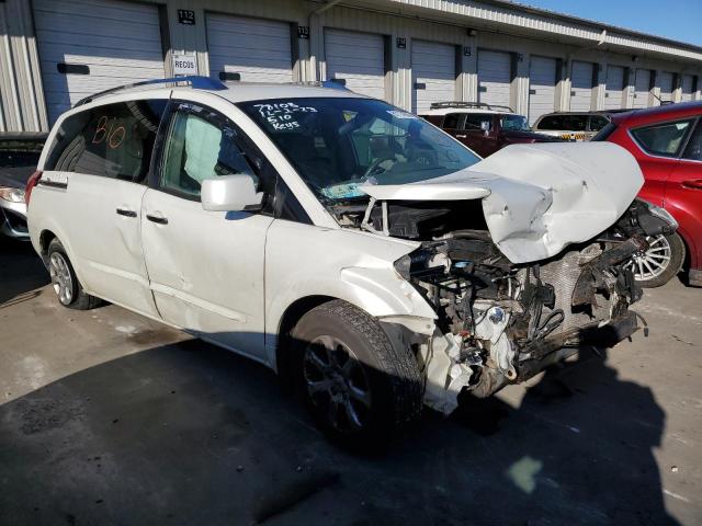 5N1BV28U99N107315 - 2009 NISSAN QUEST S WHITE photo 4