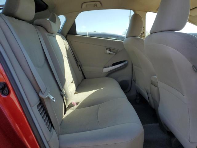 JTDKN3DUXA1250592 - 2010 TOYOTA PRIUS წითელი ფოტო 10