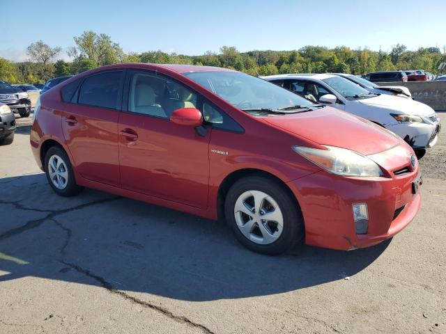 JTDKN3DUXA1250592 - 2010 TOYOTA PRIUS წითელი ფოტო 4