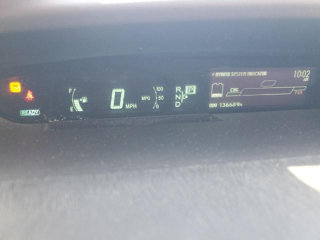 JTDKN3DUXA1250592 - 2010 TOYOTA PRIUS წითელი ფოტო 9