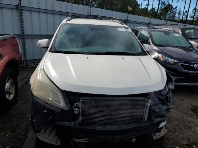 1GNKRJKD7FJ117878 - 2015 CHEVROLET TRAVERSE LTZ WHITE photo 5