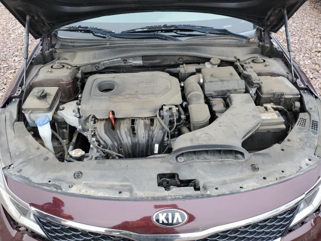 5XXGT4L36JG186307 - 2018 KIA OPTIMA LX MAROON photo 11