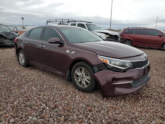 5XXGT4L36JG186307 - 2018 KIA OPTIMA LX MAROON photo 4