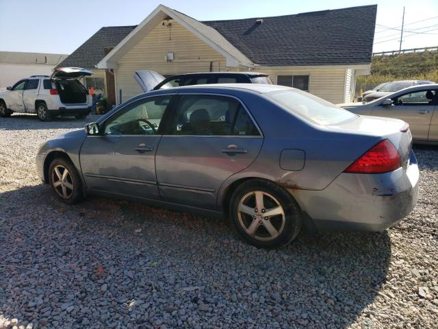 1HGCM56747A085885 - 2007 HONDA ACCORD EX BLUE photo 2