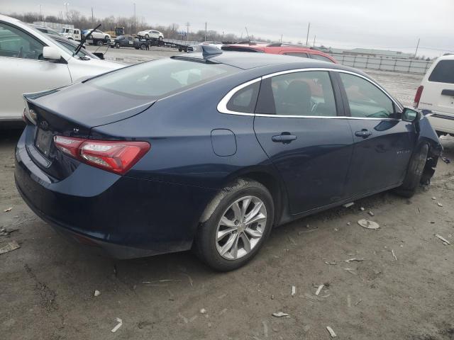 1G1ZD5ST3NF120243 - 2022 CHEVROLET MALIBU LT BLUE photo 3