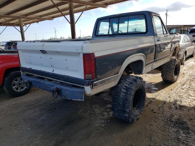 1FTEF14N2GPA70598 - 1986 FORD F150 WHITE photo 3