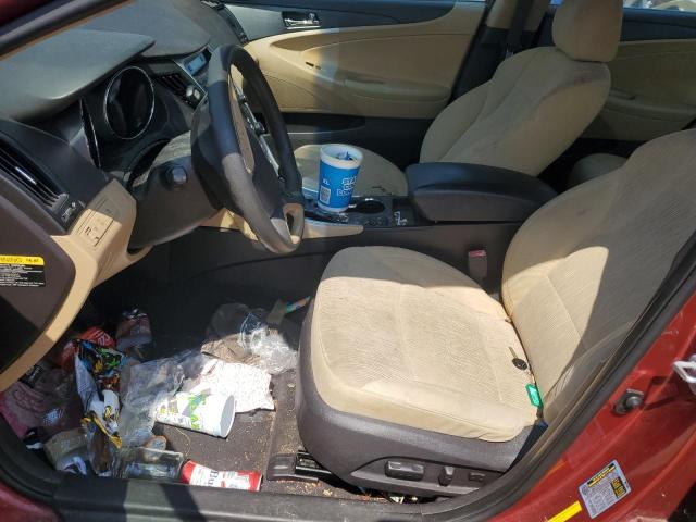 5NPEB4AC7DH762430 - 2013 HYUNDAI SONATA GLS Rot Foto 7
