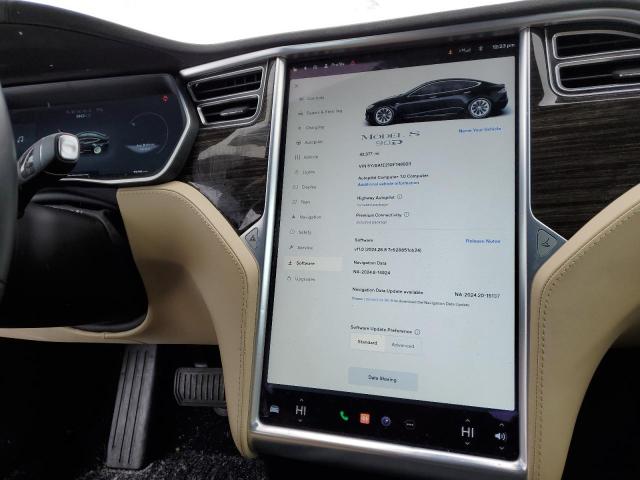 5YJSA1E21GF148823 - 2016 TESLA MODEL S Чорний фото 9