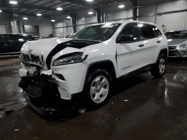 1C4PJMAB9HD225072 - 2017 JEEP CHEROKEE SPORT WHITE photo 1