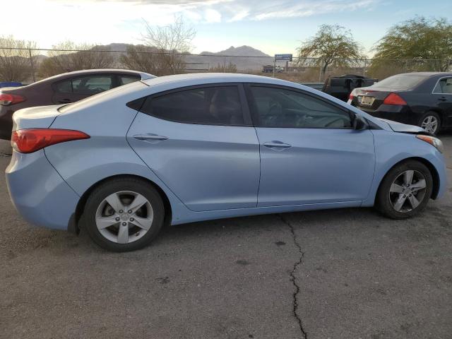 KMHDH4AE3DU595822 - 2013 HYUNDAI ELANTRA GLS BLUE photo 3