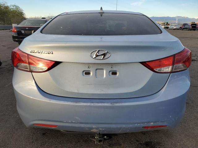 KMHDH4AE3DU595822 - 2013 HYUNDAI ELANTRA GLS BLUE photo 6