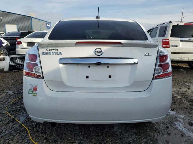 3N1AB6AP7CL710018 - 2012 NISSAN SENTRA 2.0 WHITE photo 6