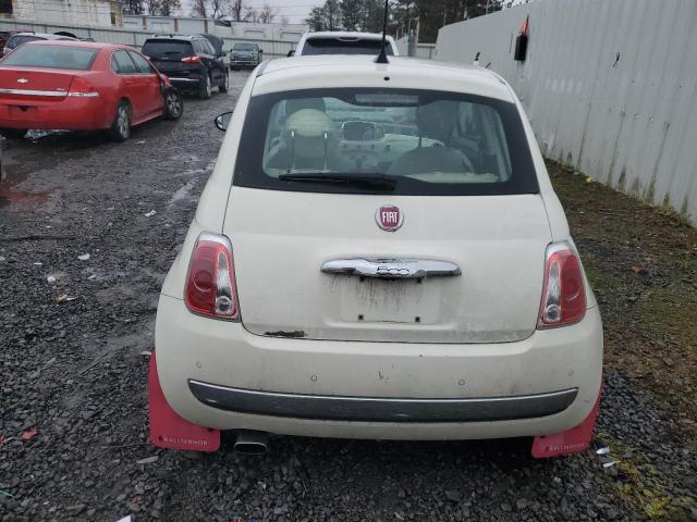 3C3CFFCR9GT170738 - 2016 FIAT 500 LOUNGE WHITE photo 6