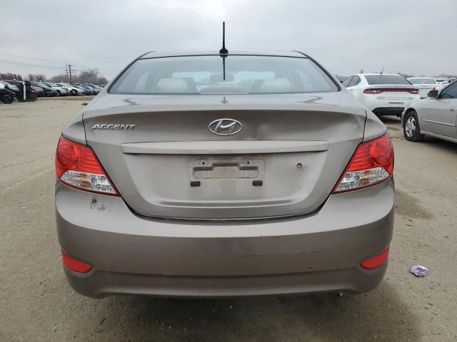 KMHCT4AE4EU689395 - 2014 HYUNDAI ACCENT GLS GOLD photo 6