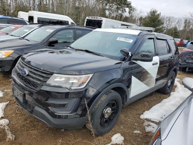 1FM5K8AR0KGB45914 - 2019 FORD EXPLORER POLICE INTERCEPTOR أسود صورة 1