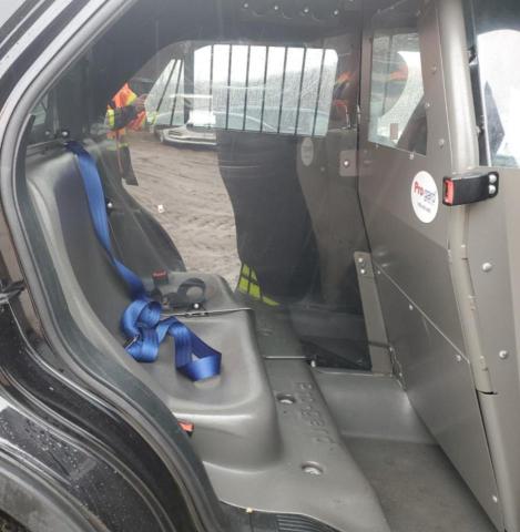 1FM5K8AR0KGB45914 - 2019 FORD EXPLORER POLICE INTERCEPTOR أسود صورة 11