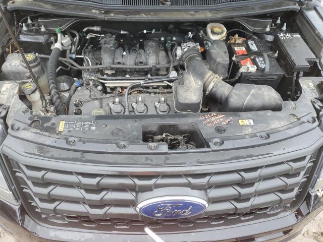 1FM5K8AR0KGB45914 - 2019 FORD EXPLORER POLICE INTERCEPTOR أسود صورة 12