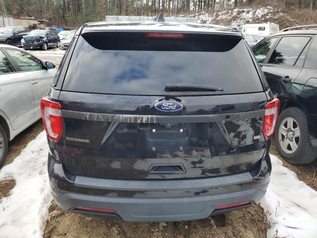 1FM5K8AR0KGB45914 - 2019 FORD EXPLORER POLICE INTERCEPTOR BLACK photo 6